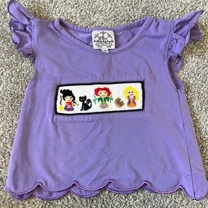 Southern Sass Smocks Hocus Pocus Smocked Shirt size 6 months
